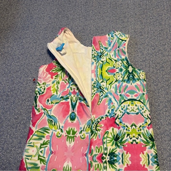 J Bailey Dress Girl’s Pink & Green Floral Size 12 - Picture 6 of 10